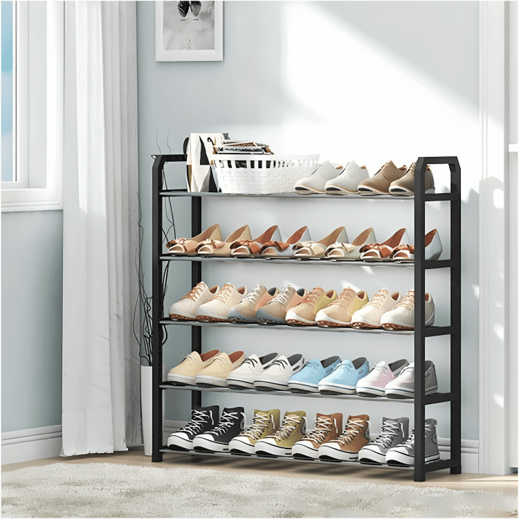 Multi-Layer Space-Saving Shoe Rack