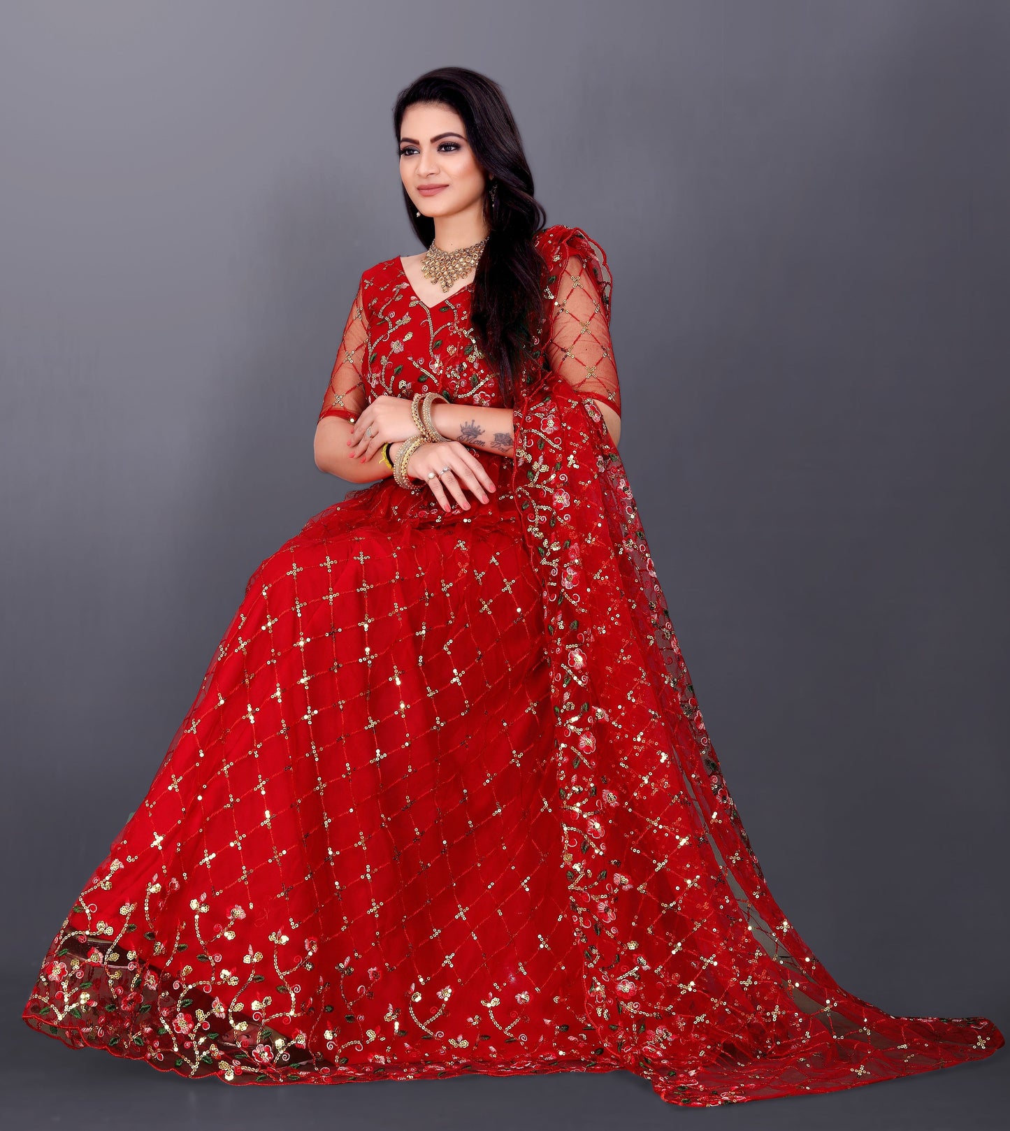 New Party Wear Sequance Lehenga Choli Full Heavy & Fancy Color Full Sequence Work In Lehenga Choli With Beautiful Sequance Worked Blouse.