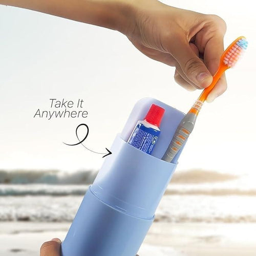 6-in-1 Travel Toiletry Bottle Set – Leakproof Refillable Containers (Blue)