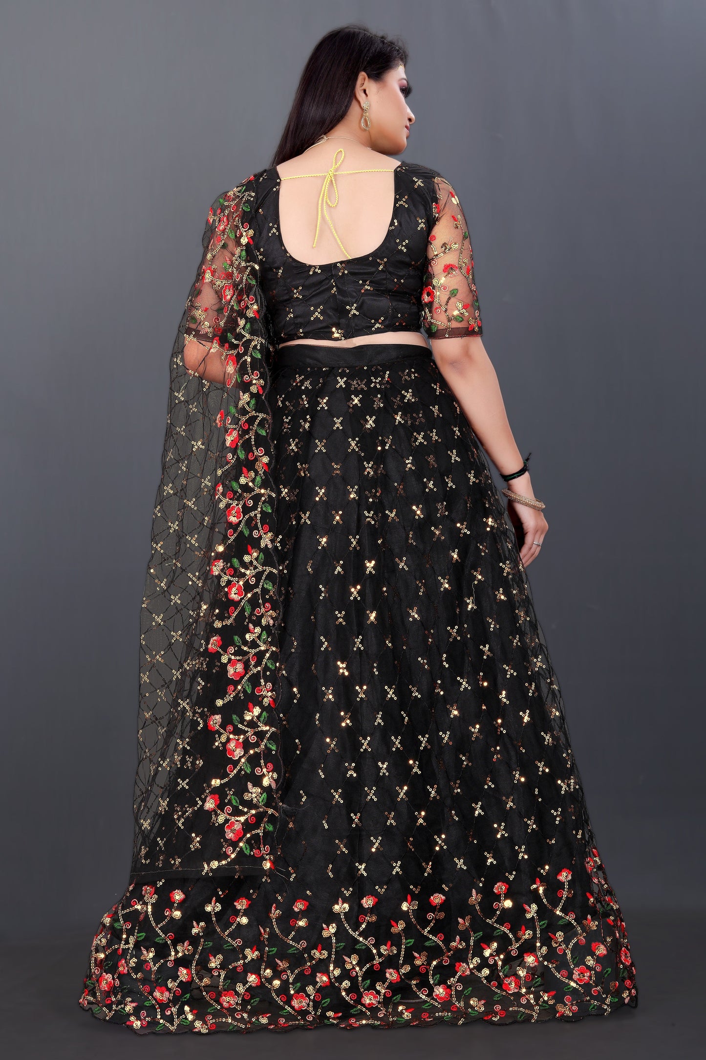 New Party Wear Sequance Lehenga Choli Full Heavy & Fancy Color Full Sequence Work In Lehenga Choli With Beautiful Sequance Worked Blouse.