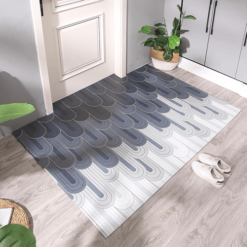 Non-Slip Cuttable Luxury Floor Mats (Blue)
