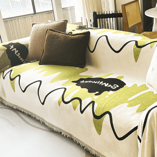 Green Elegance Elegance Chenille Sofa Cover