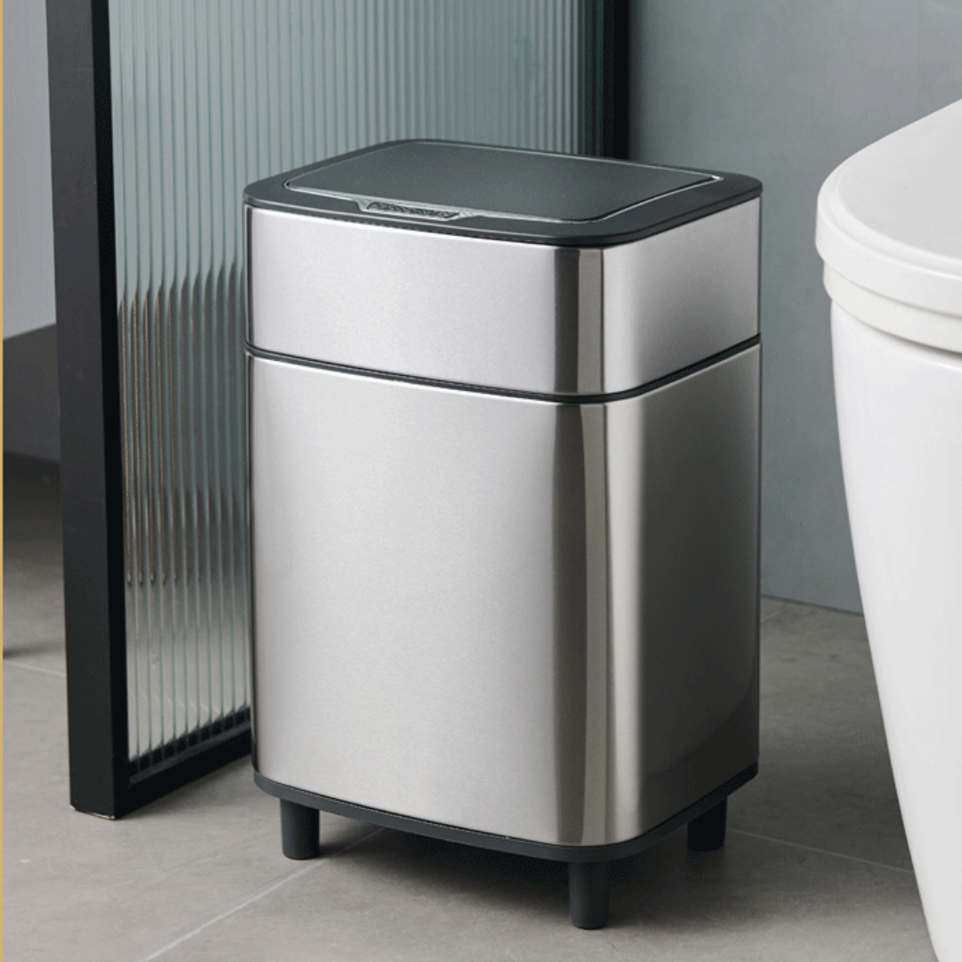 Stainless Steel Motion Sensor Trash Can