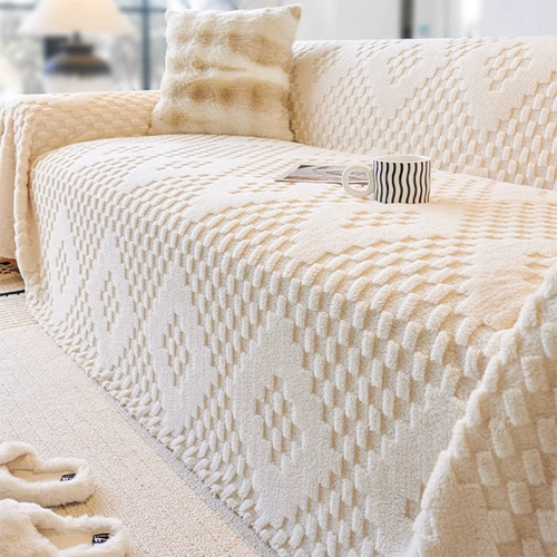 Elegant Plush Sofa Protector Throw[EM-SC-38]