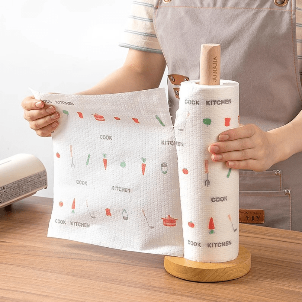 Multi-Purpose Oil Absorbing Wet Dry Kitchen Cleaning Wipes