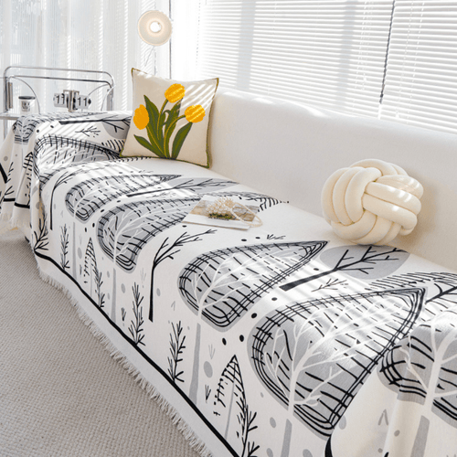 Elegance Chenille Sofa Cover : [EM-SC-28] Style-1