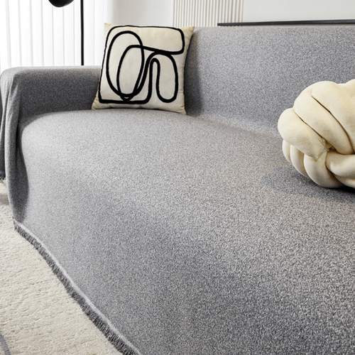 Grey Elegance Elegance Chenille Sofa Cover
