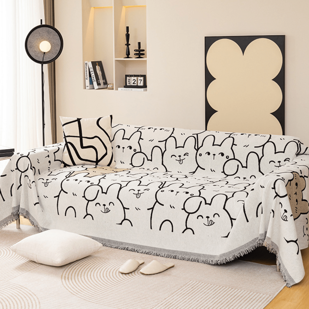 Elegance Chenille Sofa Cover : [EM-SC-18] (Style-2)