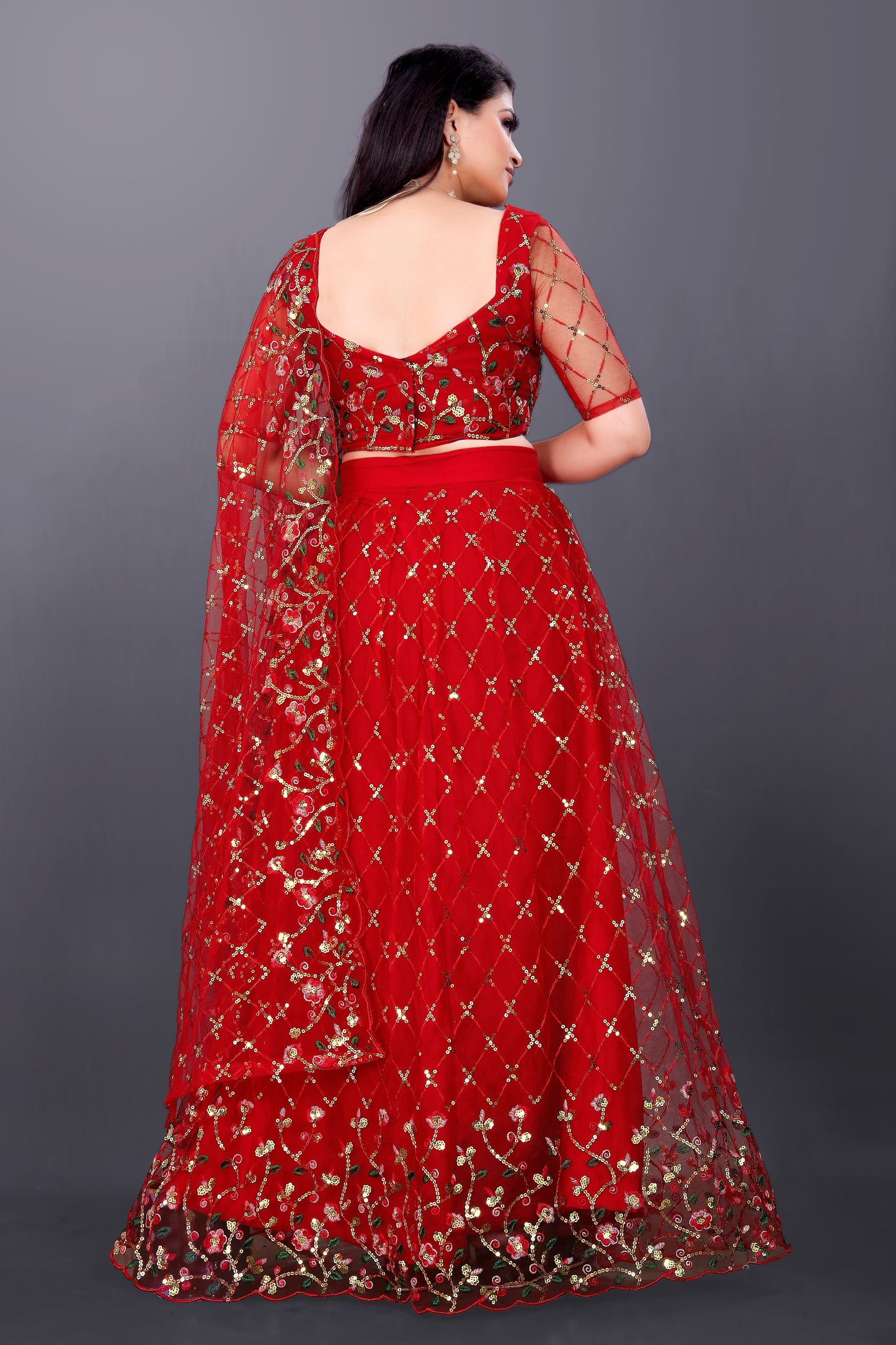New Party Wear Sequance Lehenga Choli Full Heavy & Fancy Color Full Sequence Work In Lehenga Choli With Beautiful Sequance Worked Blouse.