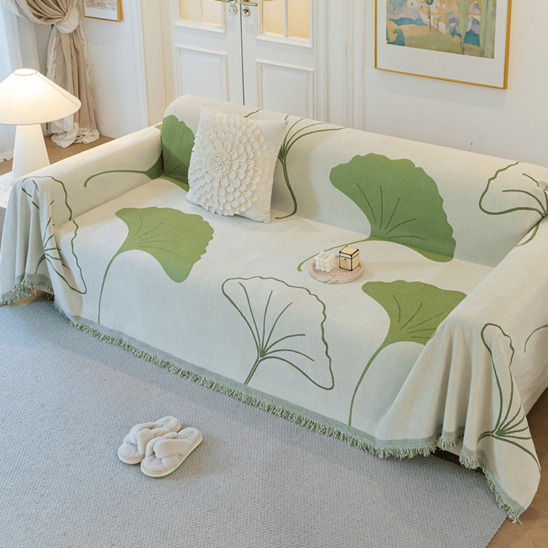 Elegance Chenille Sofa Cover :[EM-SC-29] Style-3