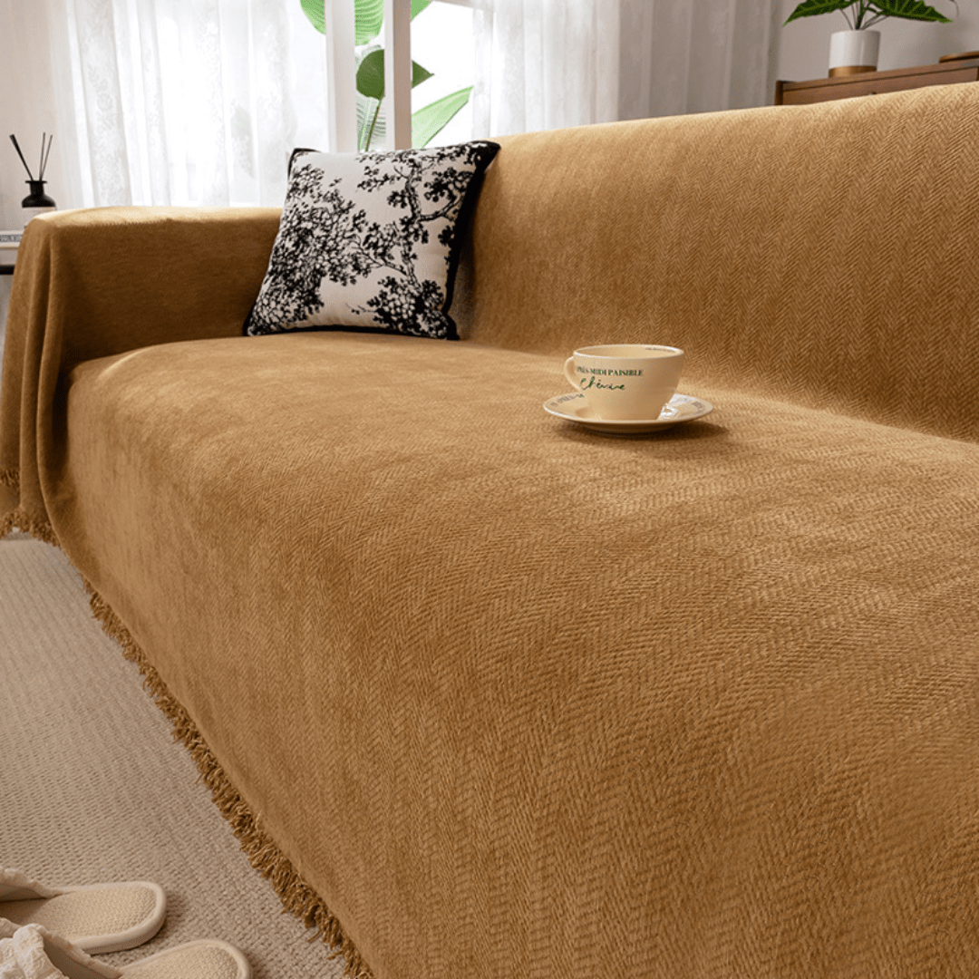 Elegance Chenille Sofa Cover : [EM-SC-13]