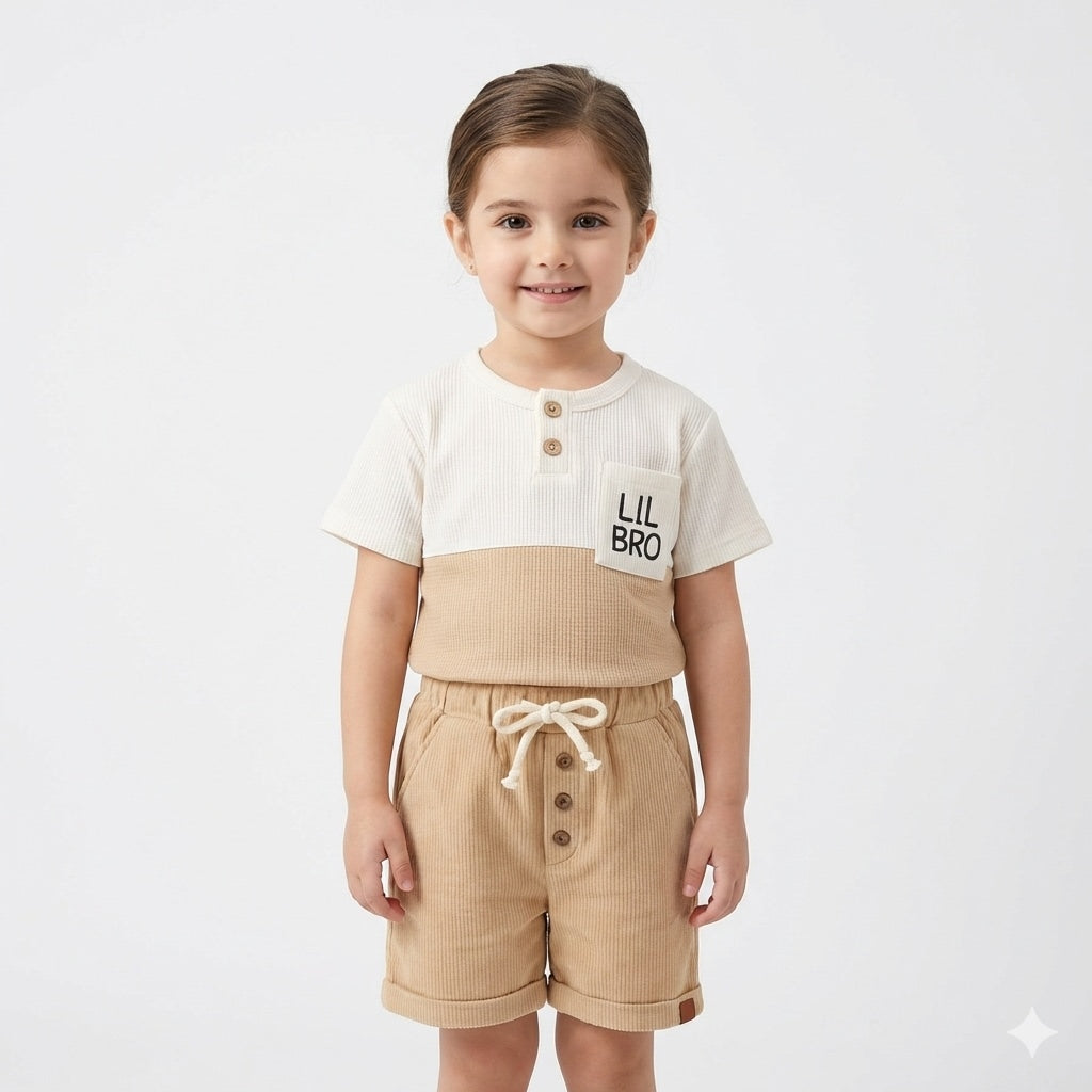 Tiny Trendsetter Girls T-Shirt & Shorts Set