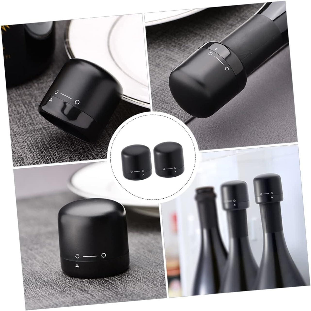 Wine Bottle Stopper Silicone Vacuum Bottle Stopper for Wine