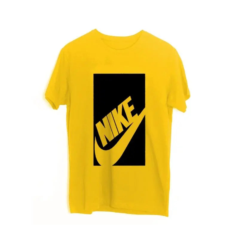 Men’s Polyester Slogan Half Sleeves T-Shirt