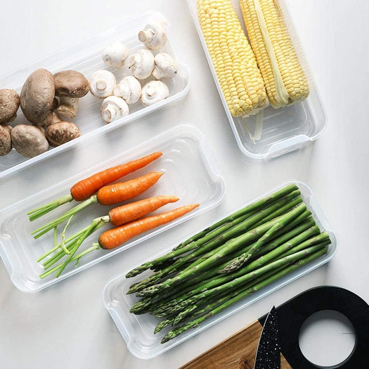 3 Layer Fridge Storage Boxes Fruit vegetable, Fridge Food Storage Containers