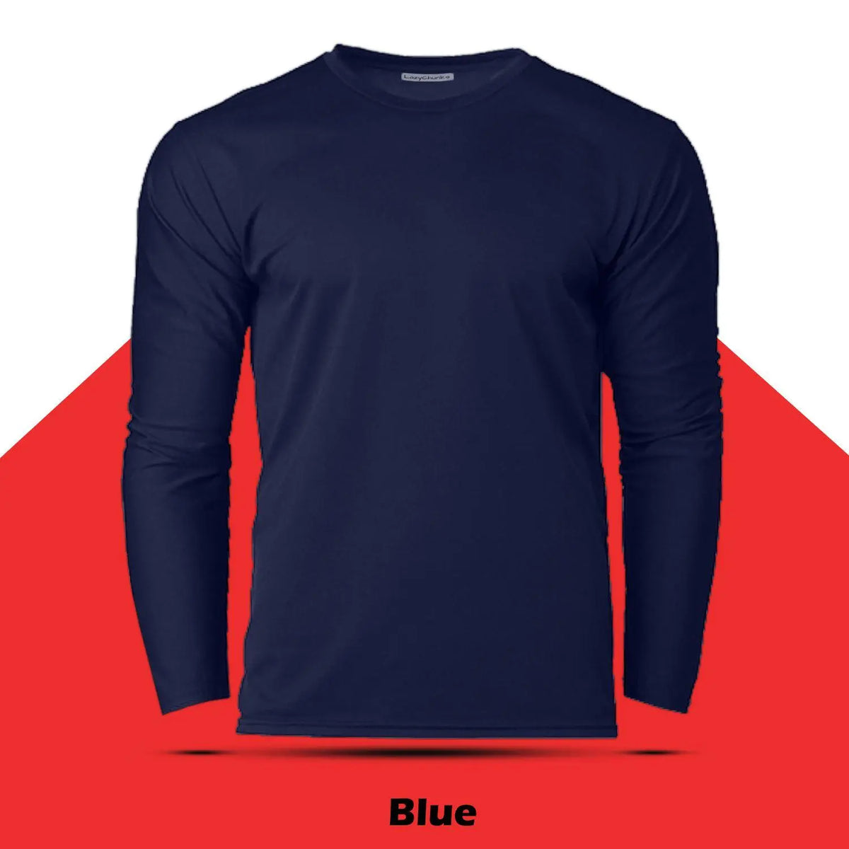 Men’s Cotton Solid Round Neck Full Sleeves T-Shirt