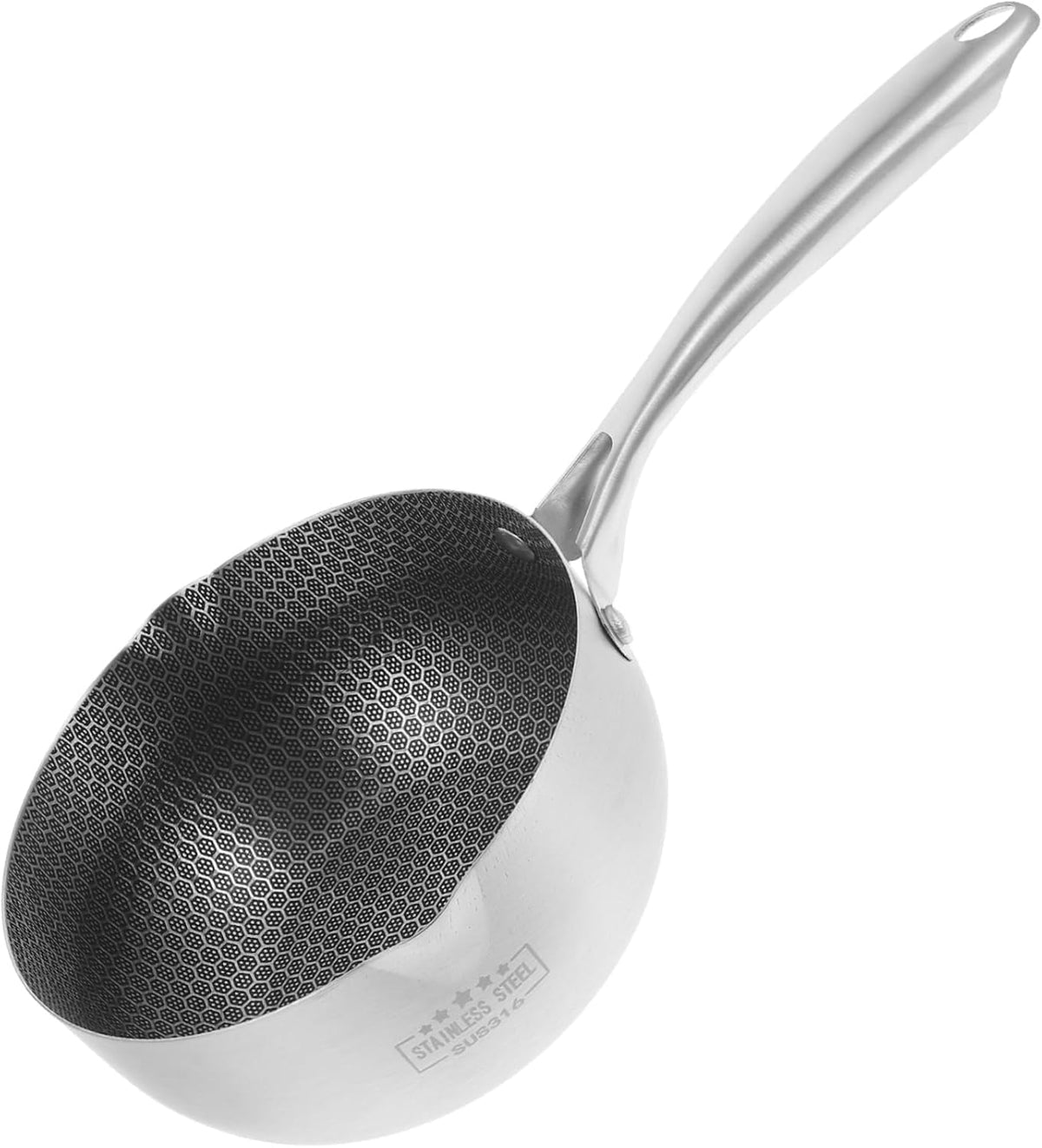 Stainless Steel Snow Pan Non Stick Egg Fry Pan for Eggs Frying Pan Honeycomb Frying Non Stick Stainless Steel.