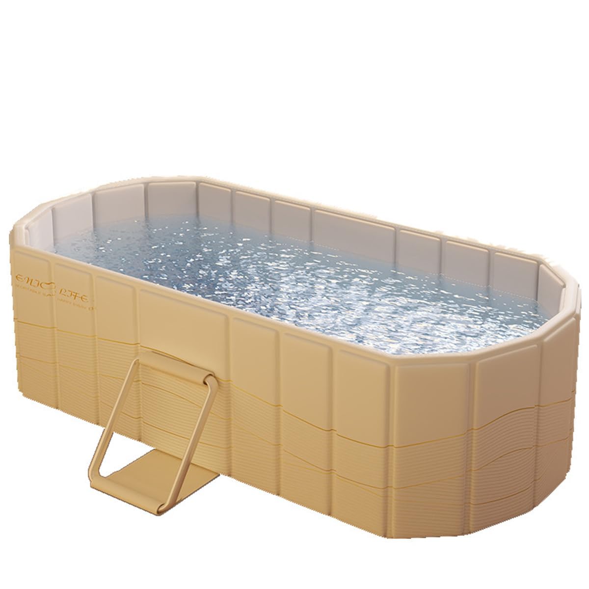 Foldable Bathtub for Adult – Large 59” Collapsible Portable Bathtub – Ideal for Small Spaces, Shower Stall, and Bathroom – Quick, Effortless Folding SPA Tub