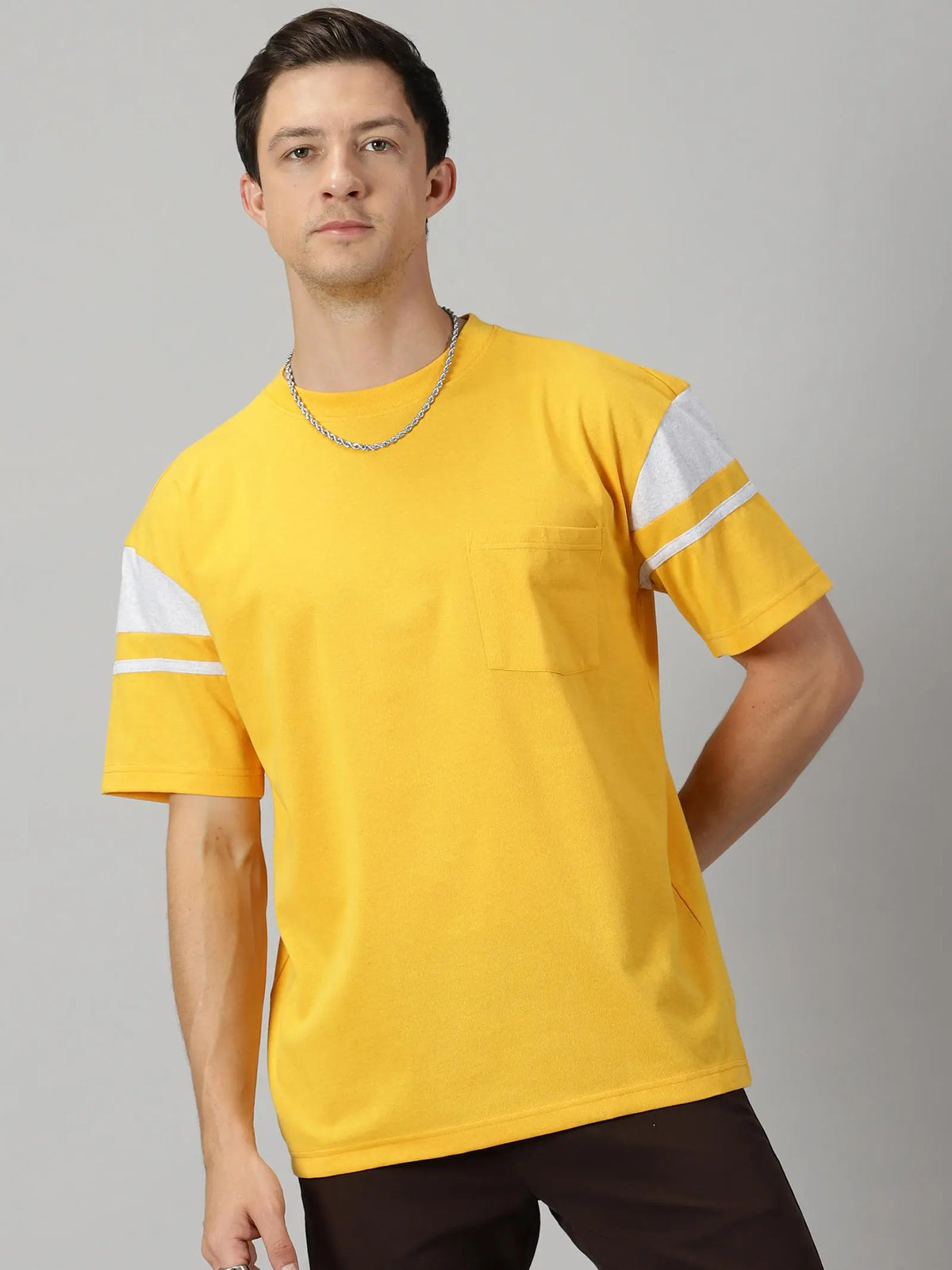 Men’s The Cotton Half Sleeves Regular Fit Casual T-shirt