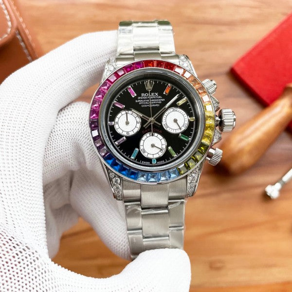 Premium Rolex Rainbow Watch For Men