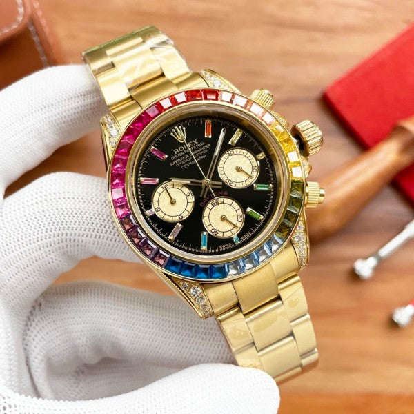 Premium Rolex Rainbow Watch For Men