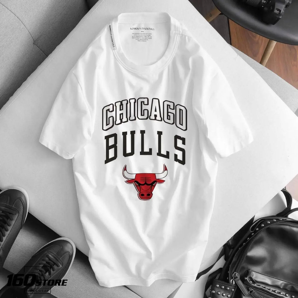 Men’s Poly Cotton Typography Print T-Shirt