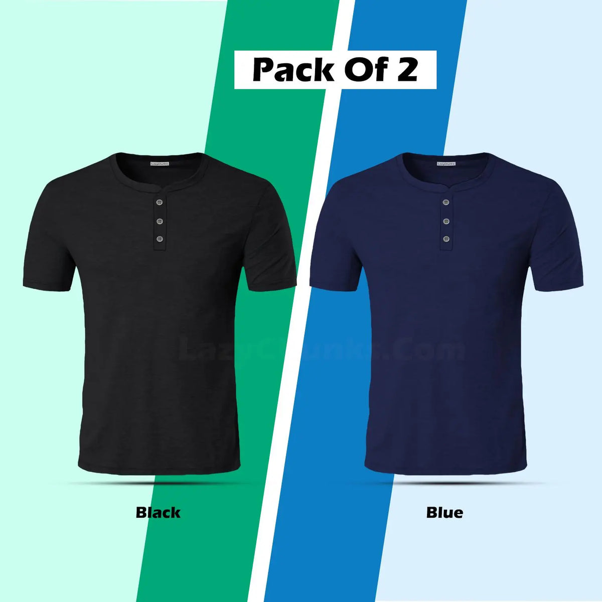 Men’s Cotton Solid Half Sleeves T-Shirt Pack Of 2