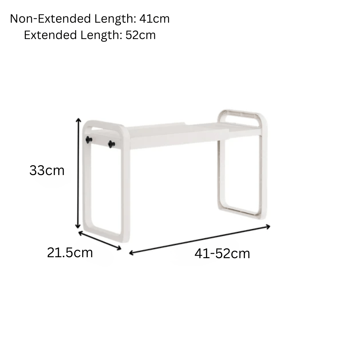 Multipurpose Heavy-Duty Extendable Kitchen Storage Rack