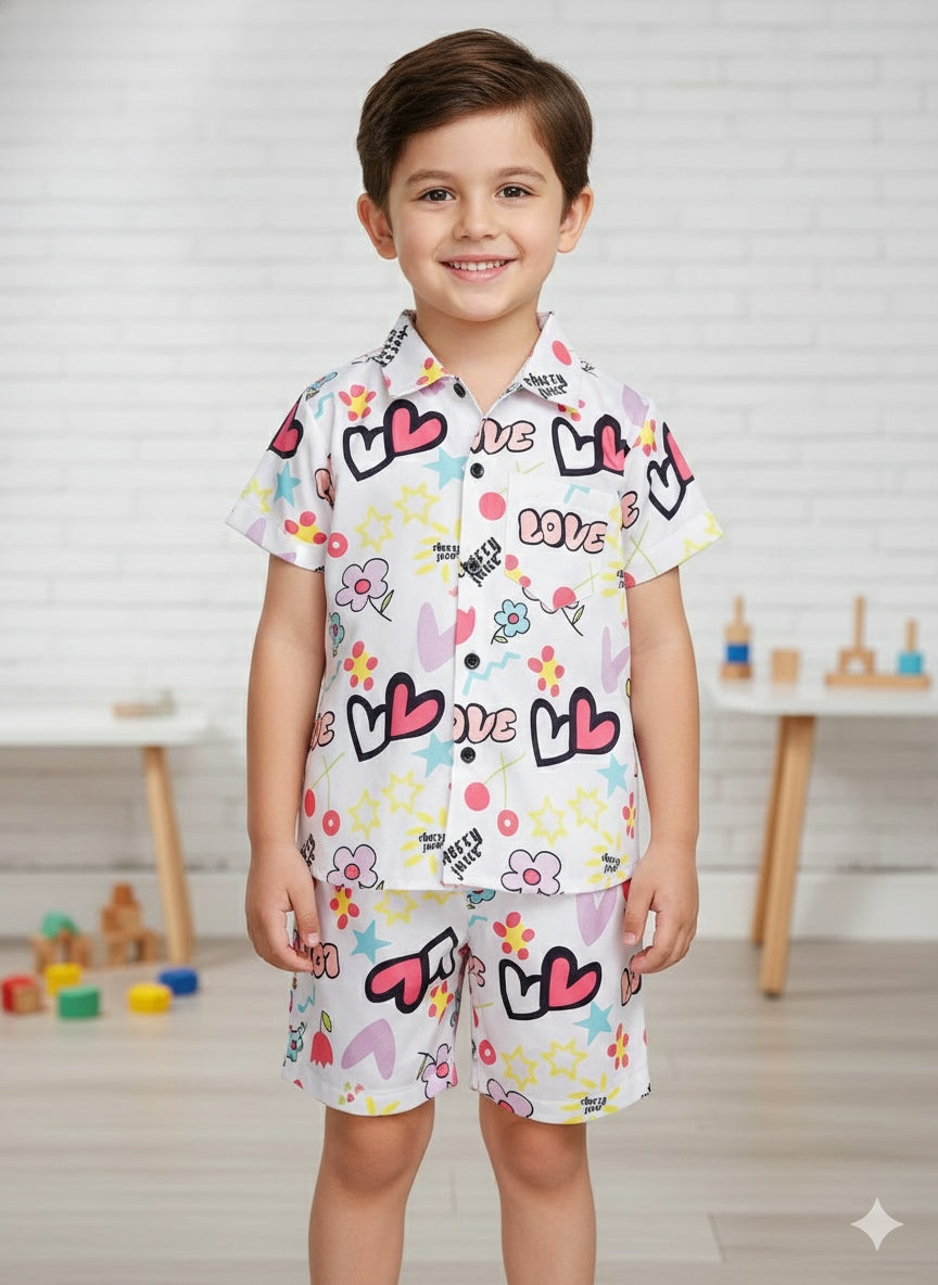 Love Pop Boys Co-Ord Set