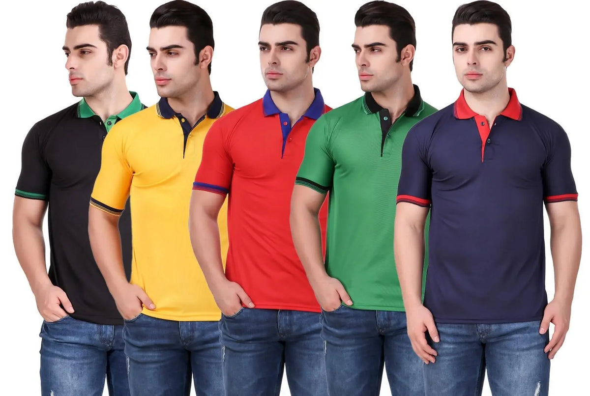 Men’s 5 Combo of Polo T-shirt