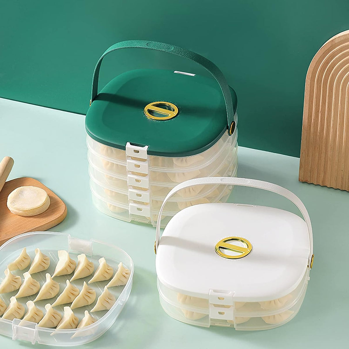 Multiple Layers Large Capacity Box With Handle