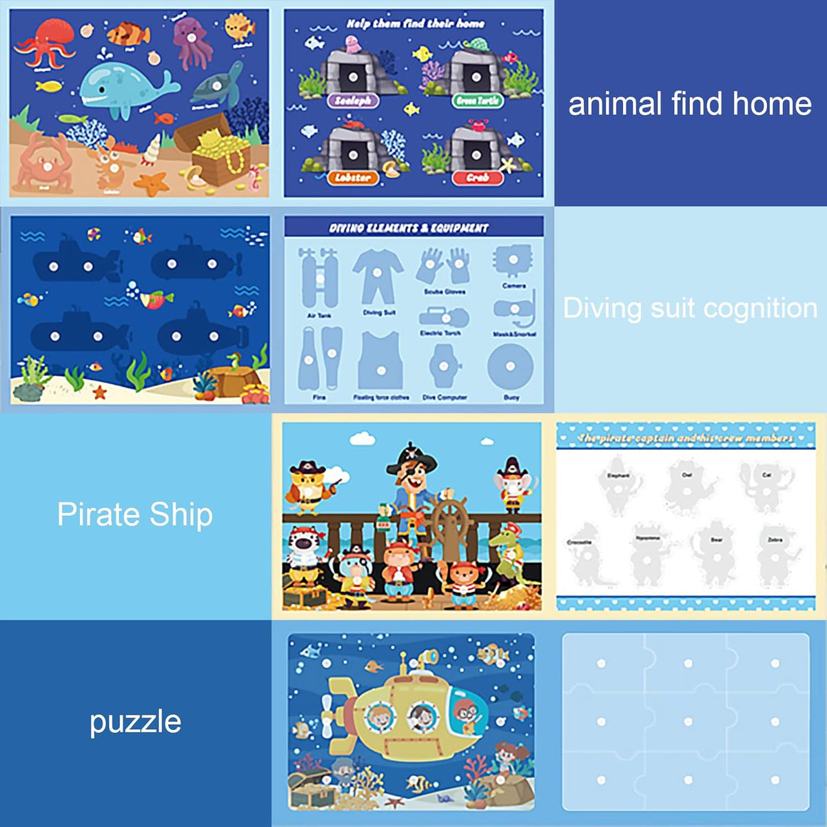 Montessori Busy Book For Kids