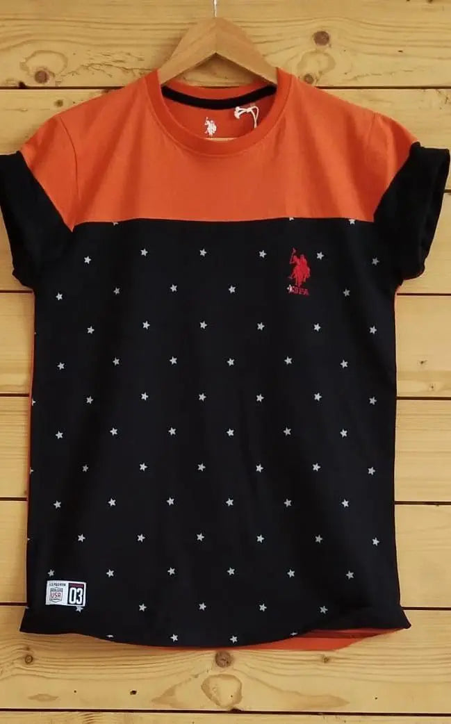 Men’s Half Sleeve Printed Polyester T-shirt