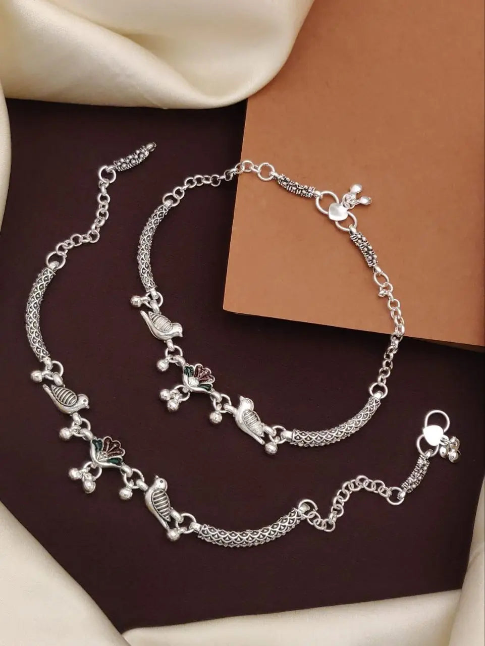 Women’s Silver Plated Anklets