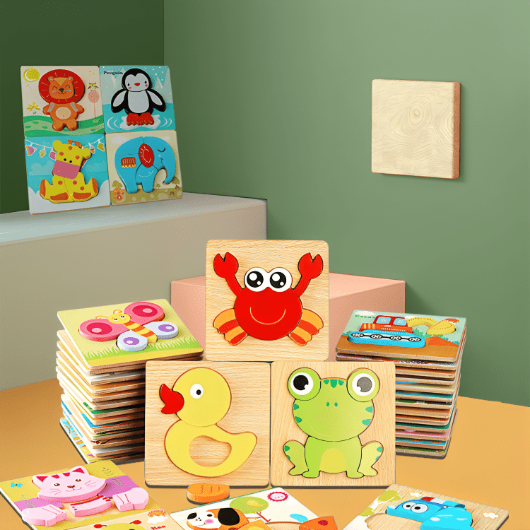 Montessori Wooden Jigsaw Toddler Puzzle
