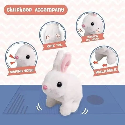 Walking And Talking Rabbit Toy with Sounds Bunny Rabbit Toy for Baby Kids