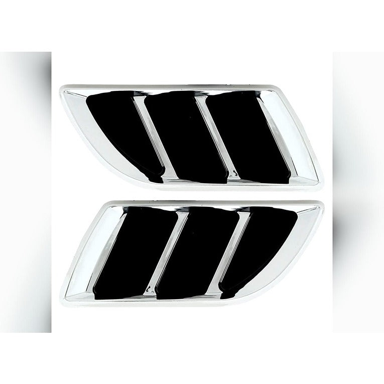 Air Flow Duct Racing Side Scoop Vent Air Flow Sticker Universal for All Cars (Pack of 2) (CLS-2391744)