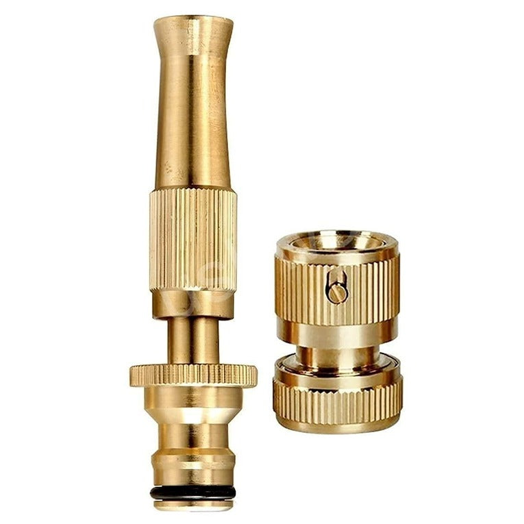 Brass Nozzle Water Spray Gun 1/2” Twist Water Jet High Pressure Nozzle Water Spray Gun (CLS-2389392)