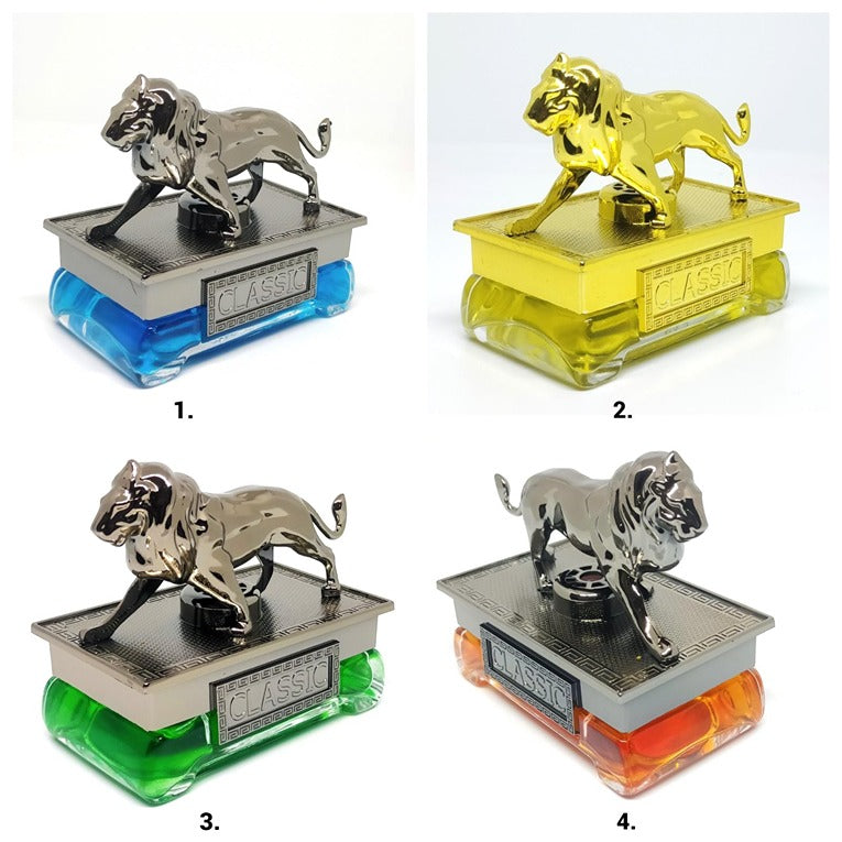 Car Dashboard Organic Perfumes with Trending Design Refillable Car Liquid Perfume (Lion Shaped) (Pack of 1) (CLS-2388709)