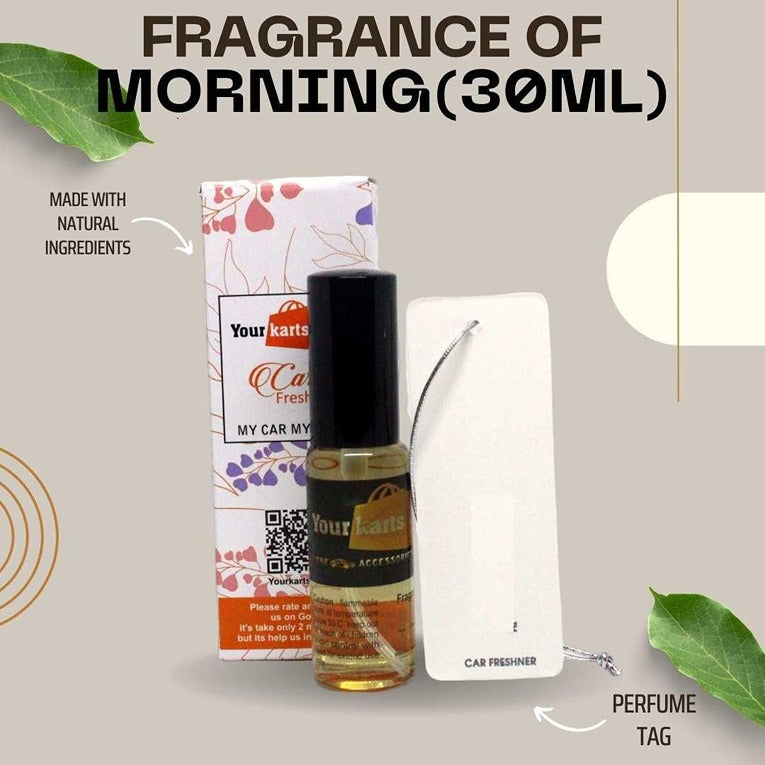 Car Perfume Spray Air Freshener with High Absorbent Hanging diffuser Tag (30ml) (CLS2391726)