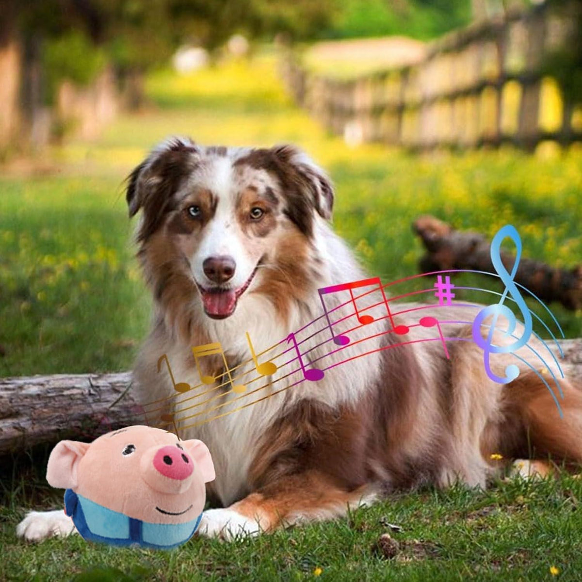 Interactive Vibrating Rolling Dog Toy Ball