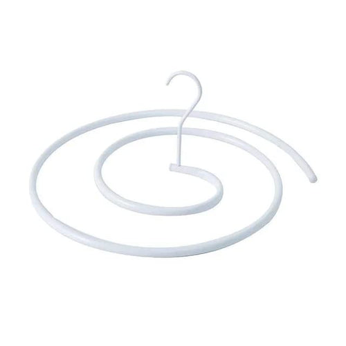 Scale Round Bed Sheet Drying Rack Laundry Hanger for Bed Sheet, Blanket, Mattress, and Towel, White, Iron (CLS-201238604)