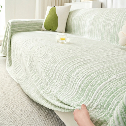 Elegance Chenille Green Sofa Cover : [EM-SC-40]