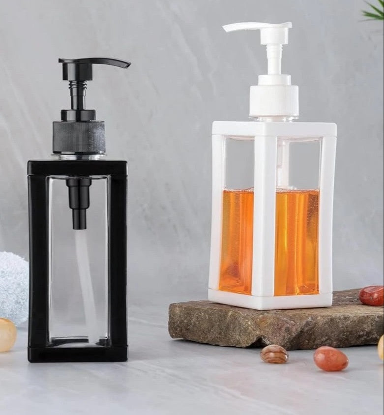 Premium Square Handwash Dispenser Set (Pack of 2)