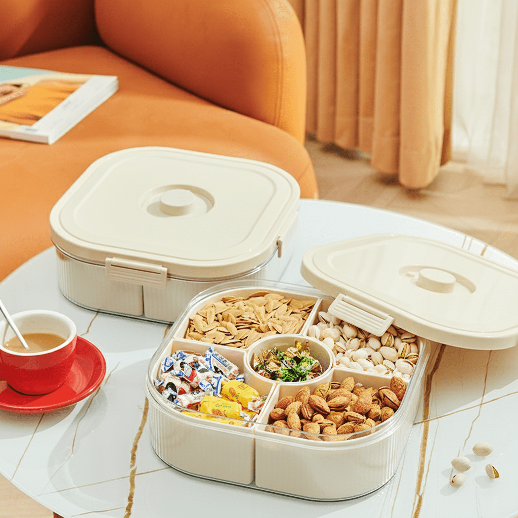Moisture-Proof Vacuum Dry Fruit & Snack Storage Organizer