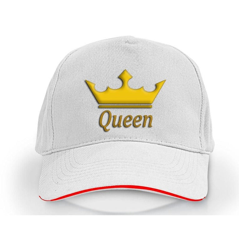 Classy Plain Printed Unisex Cap – White (KK-2263462)