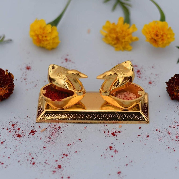 Golden Duck Kumkum Box (CS-2377452)