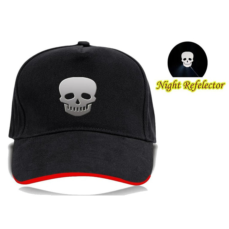 Trendy Night Reflector Skull Cap – Black (KK-2263436)