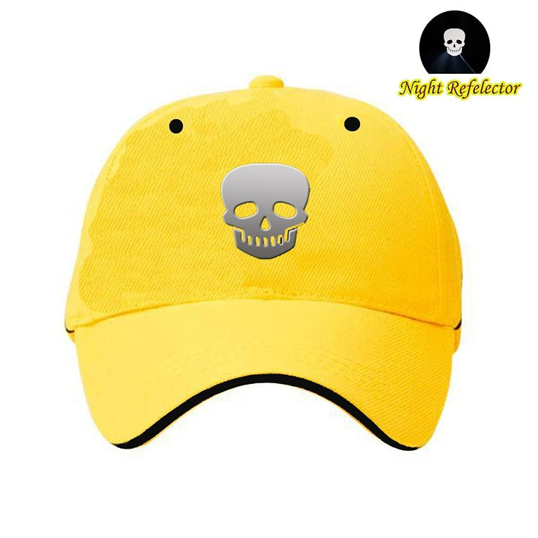 Trendy Night Reflector Skull Cap – Yellow (KK-2263439)