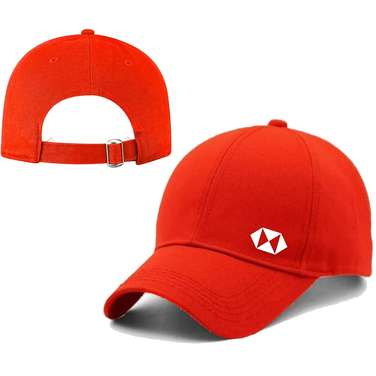Trendy Printed Cotton Cap – Red (KK-2306468)